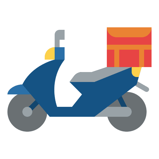 Shipping and delivery shopping bag food and restaurant food icon