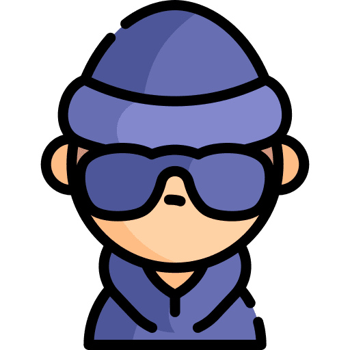 Burglar burglar man mystery icon
