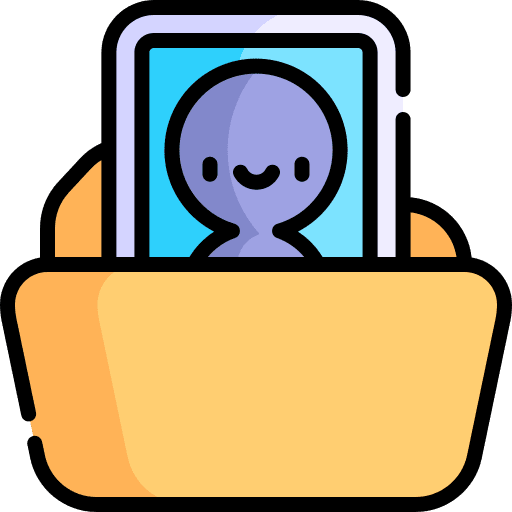 Folder photo files and folders image icon