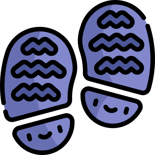 Footprint crime scene investigation footprint icon