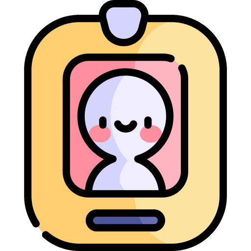 Id card pass id card identity icon