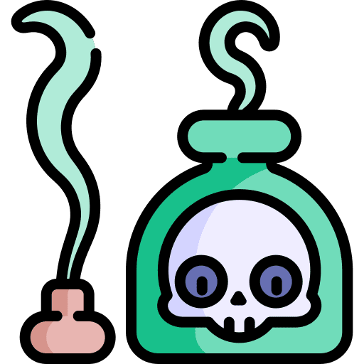 Poison hazard death miscellaneous icon