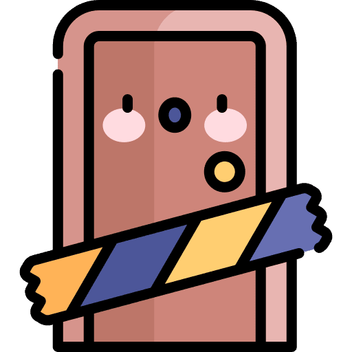 Police line door signaling police line icon