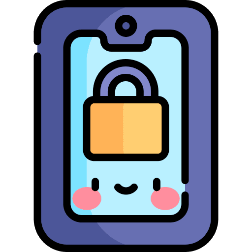 Smartphone phone otp login icon