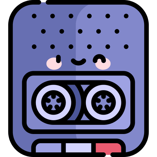 Voice recording tape electronics voice recorder icon