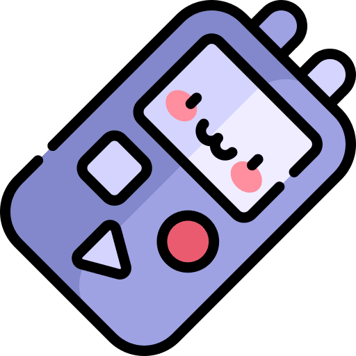 Voice recording voice recorder tape technology icon