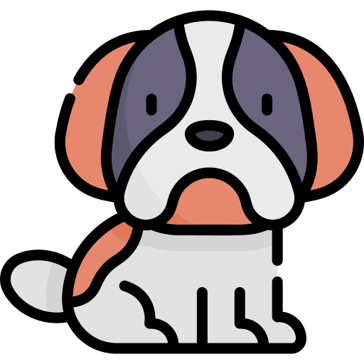 Dog breed dog canine icon
