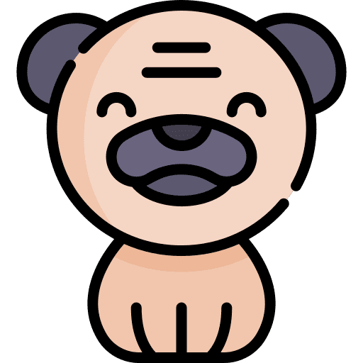 Dog breed dog canine icon