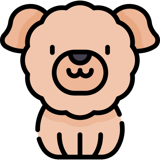 Dog canine pet animals icon