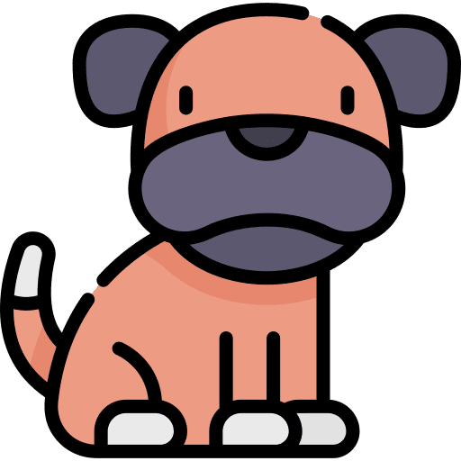 Dog pet canine dog icon