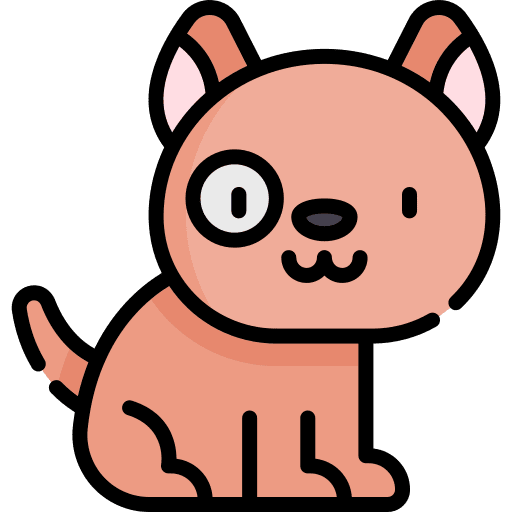 Dog breed pet dog icon