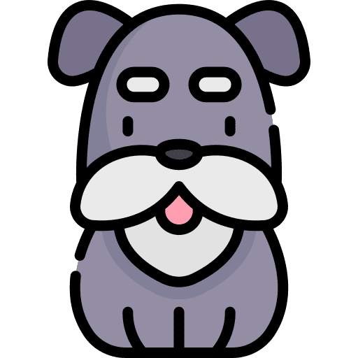 Dog canine dog pet icon