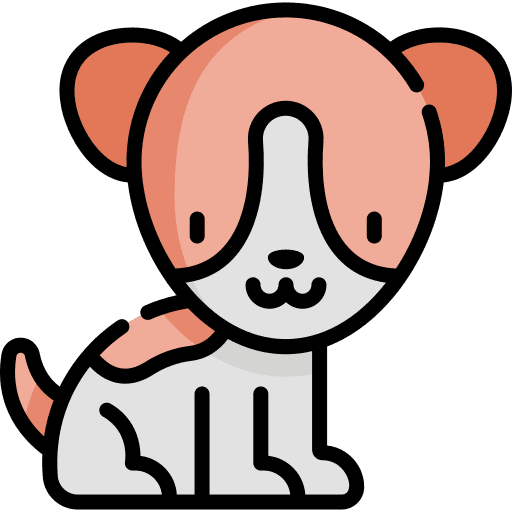 Dog pet canine animals icon