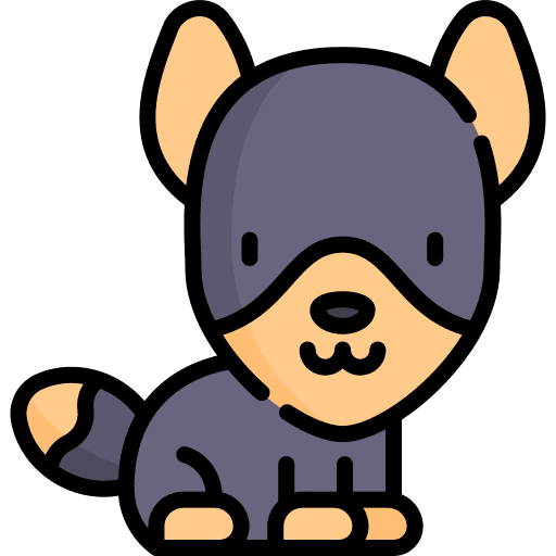 Dog animals zoology canine icon