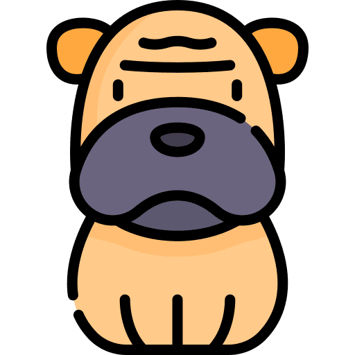 Dog canine animals pet icon