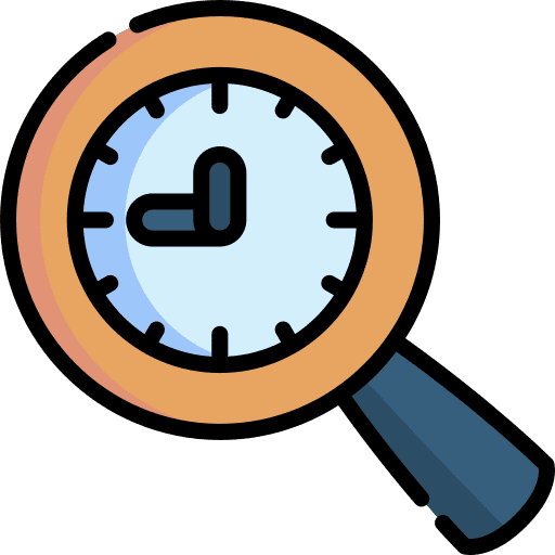 Search loupe magnifying glass research icon