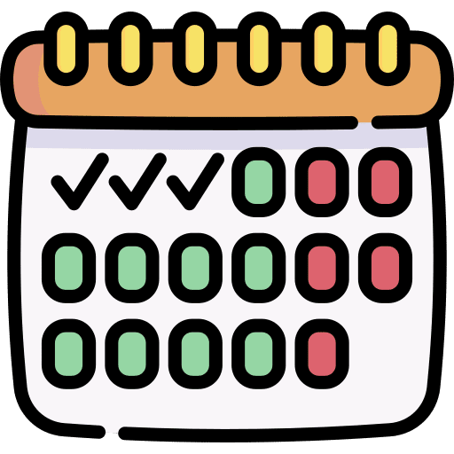 Calendar calendar timetable time management icon