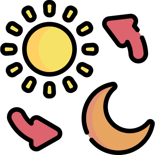 Day and night miscellaneous time and date sun icon