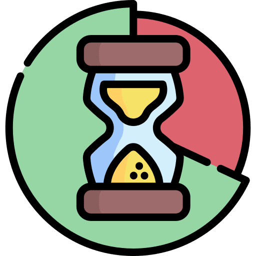 Hourglass time time and date tools and utensils icon
