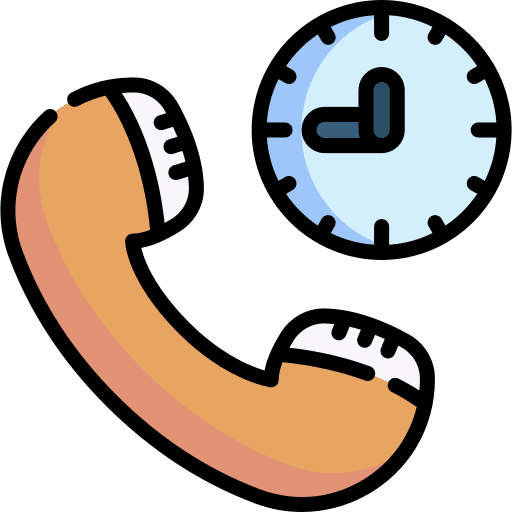 Phone call phone call timetable schedule icon