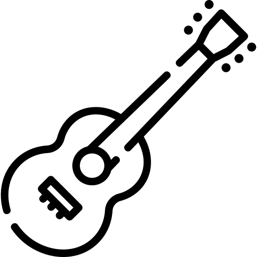 Acoustic guitar strings guitar music icon
