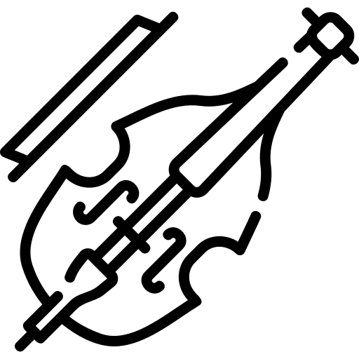 Cello music orchestra string instrument icon