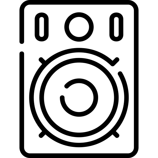 Speaker sound woofer subwoofer icon