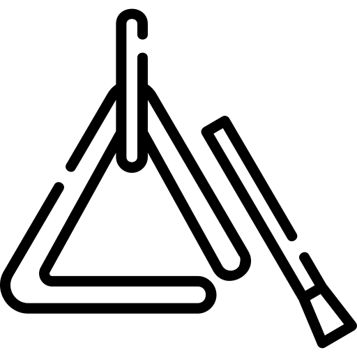 Triangle triangle classical music music and multimedia icon