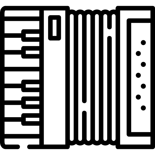 Accordion cultures musical instrument music instrument icon