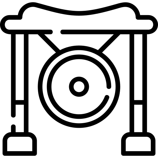 Gong music music instruments orchestra icon