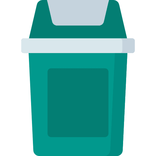 Trash can garbage interface trash can icon
