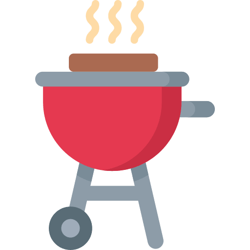 Bbq grill food and restaurant barbecue bbq grill icon