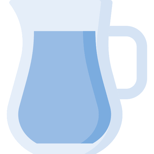 Water jug kitchen glass water jug icon