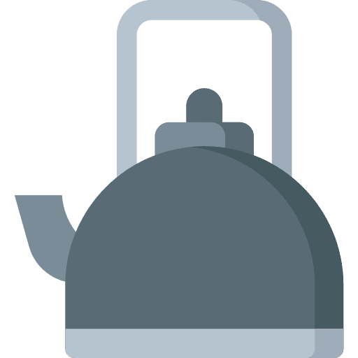 Kettle water hot food and restaurant icon