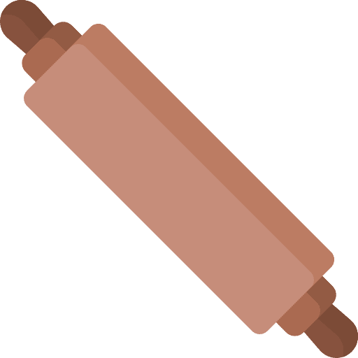 Rolling pin furniture and household kitchen utensils kitchen icon