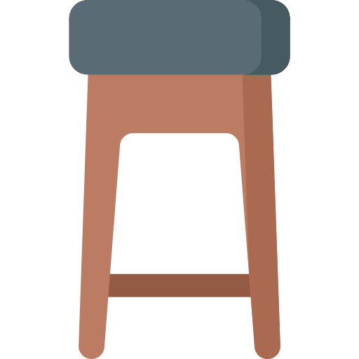 Stool stool furniture and household chair icon