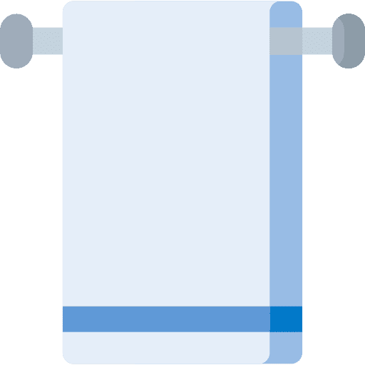 Towel bathroom signaling travel icon