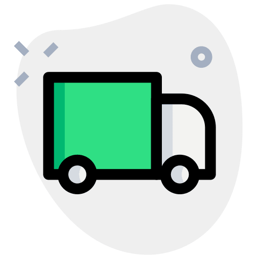 Cargo truck transport package cargo icon