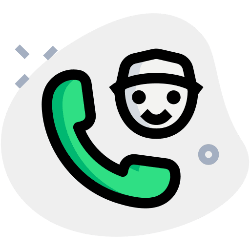 Customer service package cargo delivery icon