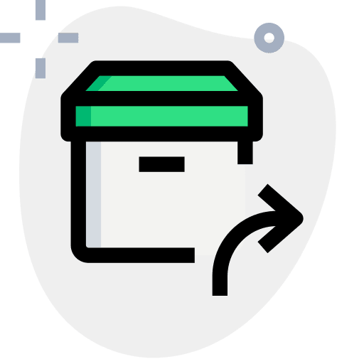 Transfer shipment transport transfer icon