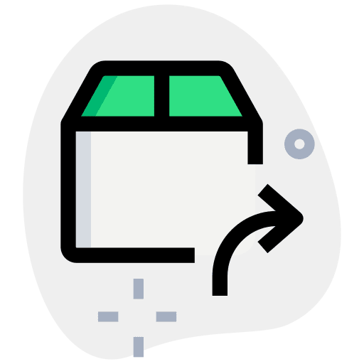 Forward delivery forward cargo icon