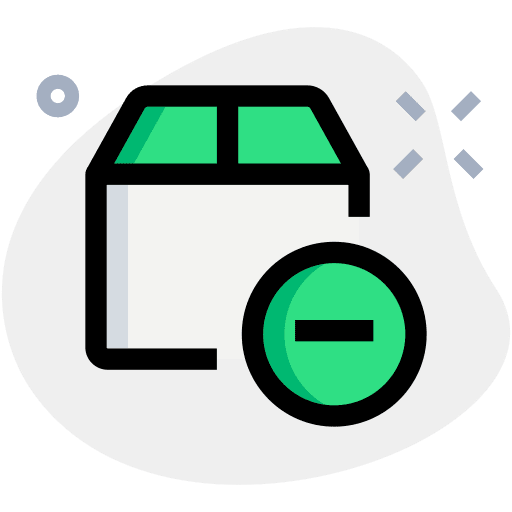 Remove delivery logistics shipping and delivery icon