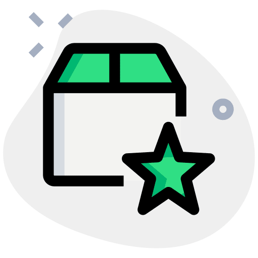 Starred starred shipping and delivery delivery icon