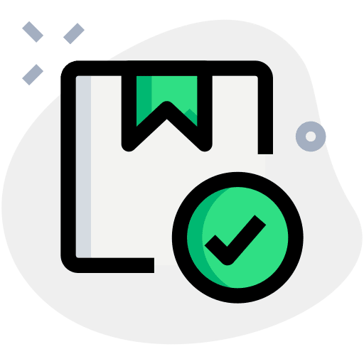 Approved shipment shipping and delivery delivery icon