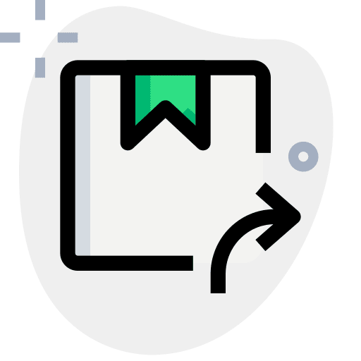 Forward delivery cargo package icon