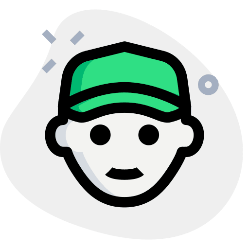 Postman logistics transport postman icon