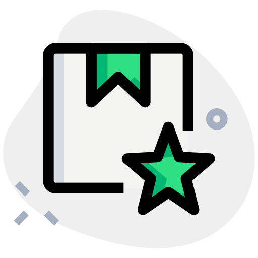 Starred delivery logistics boxes icon