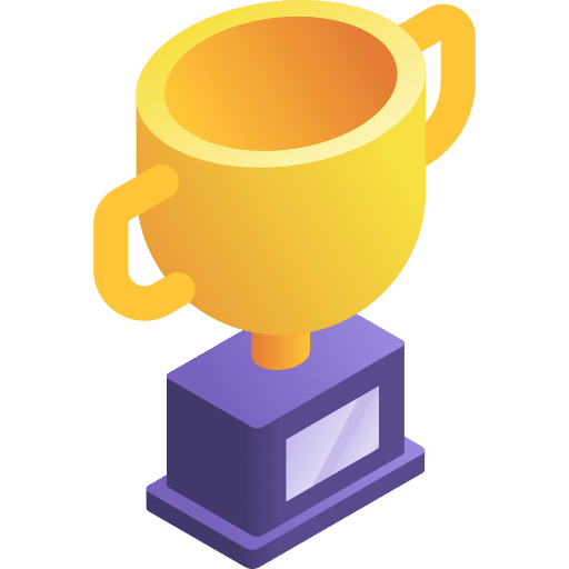 Trophy award success trophy icon