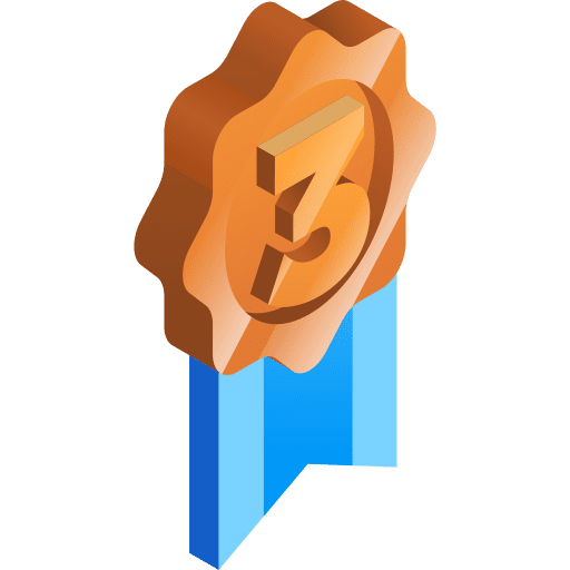 Bronze medal bronze medal winner prize icon