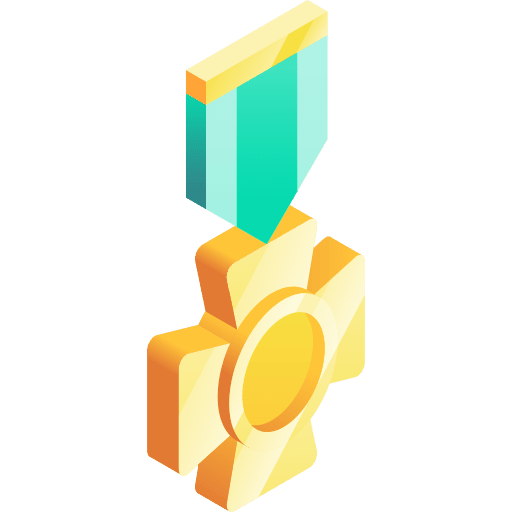 Medal winner medal isometric icon